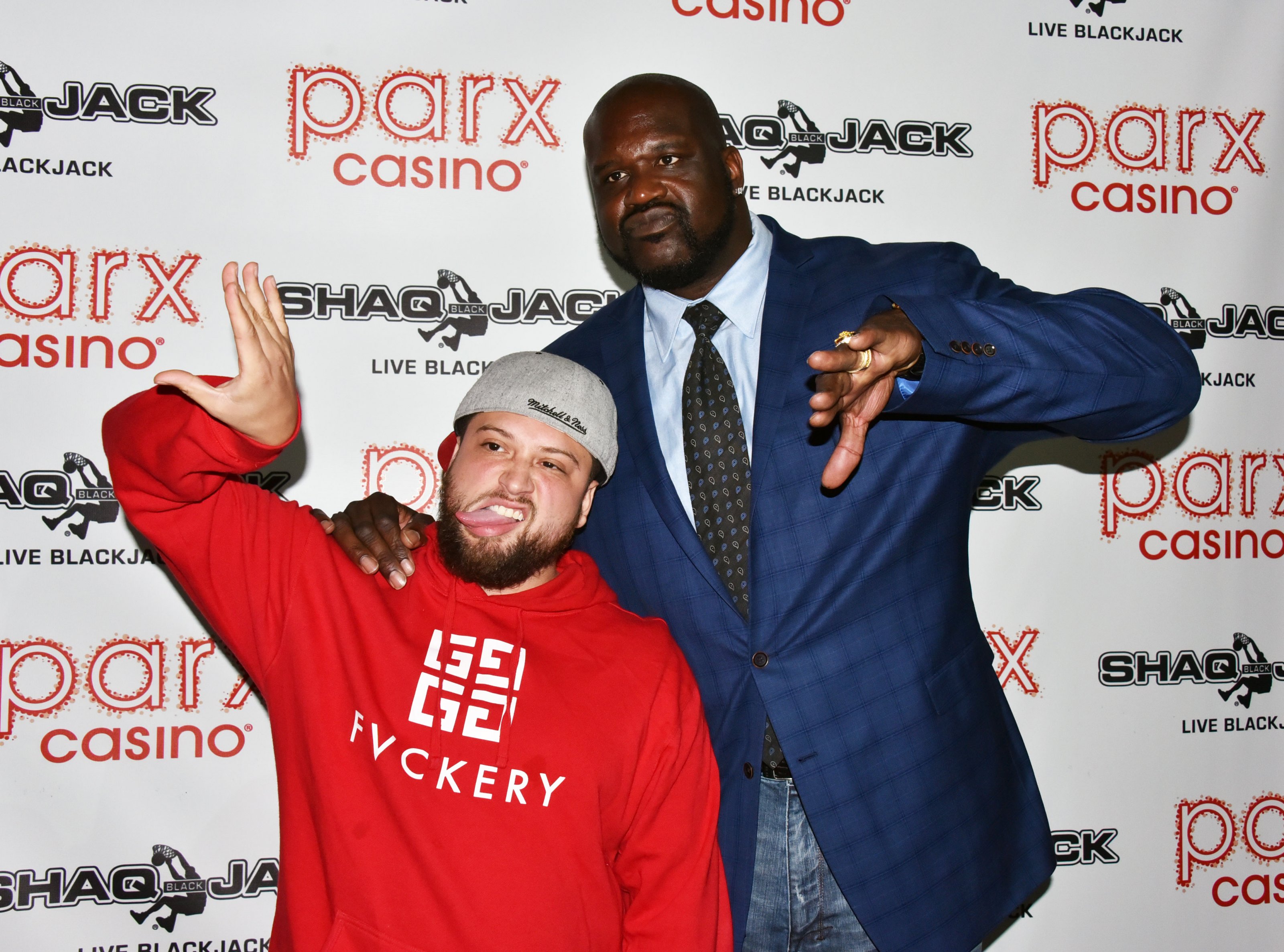 Shaquille O'Neal debuts ShaqBLACKJack at Parx Casino

Featuring: Shaquille O'Neal
Where: Bensalem, Pennsylvania, United States
When: 05 Oct 2015
Credit: Hugh Dillon/WENN.com