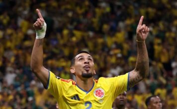 Colombia en los dieciseisavos de la fase final de grupos